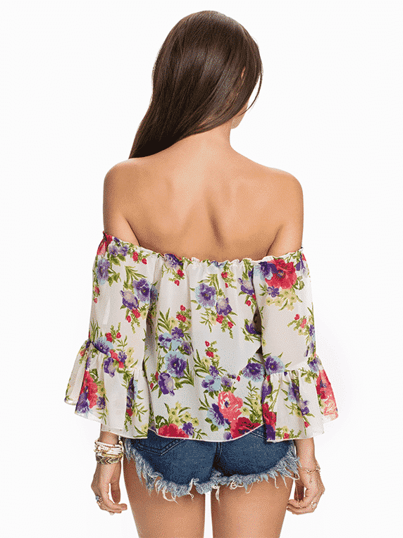Blusa florida tomara que caia - Image 2